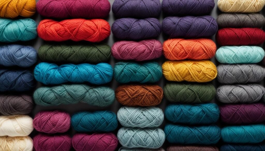 Choosing yarn and needles for beginner knitting projects